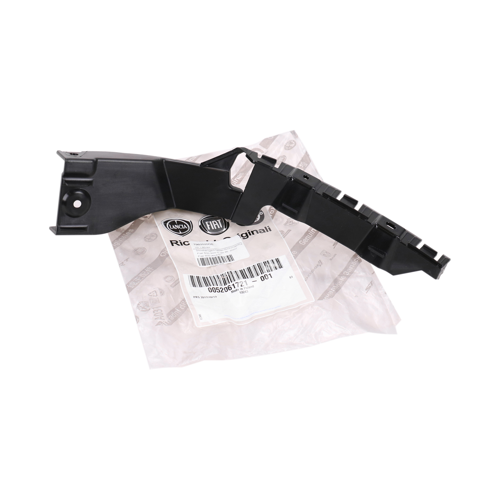 Stoßstange / Halter / Schmierfilz hinten links Fiat 500 500 C ab Bj. 2007 Fiat 500 Abarth