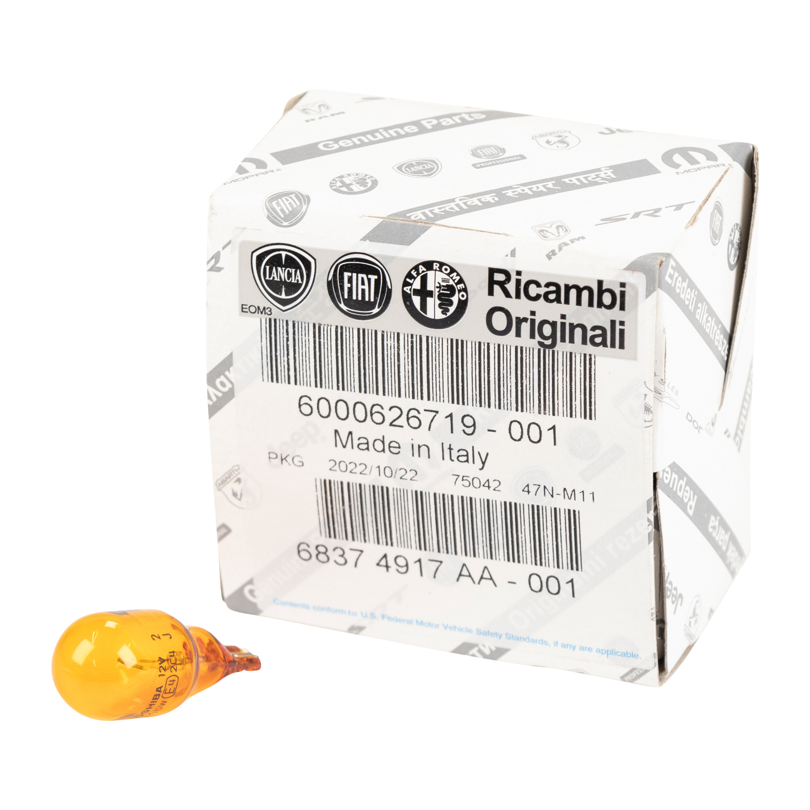 Glühlampe 16 Watt orange Fiat Ducato ab Bj. 2018 Passend für neue Fiat Ducato Außenspiegel