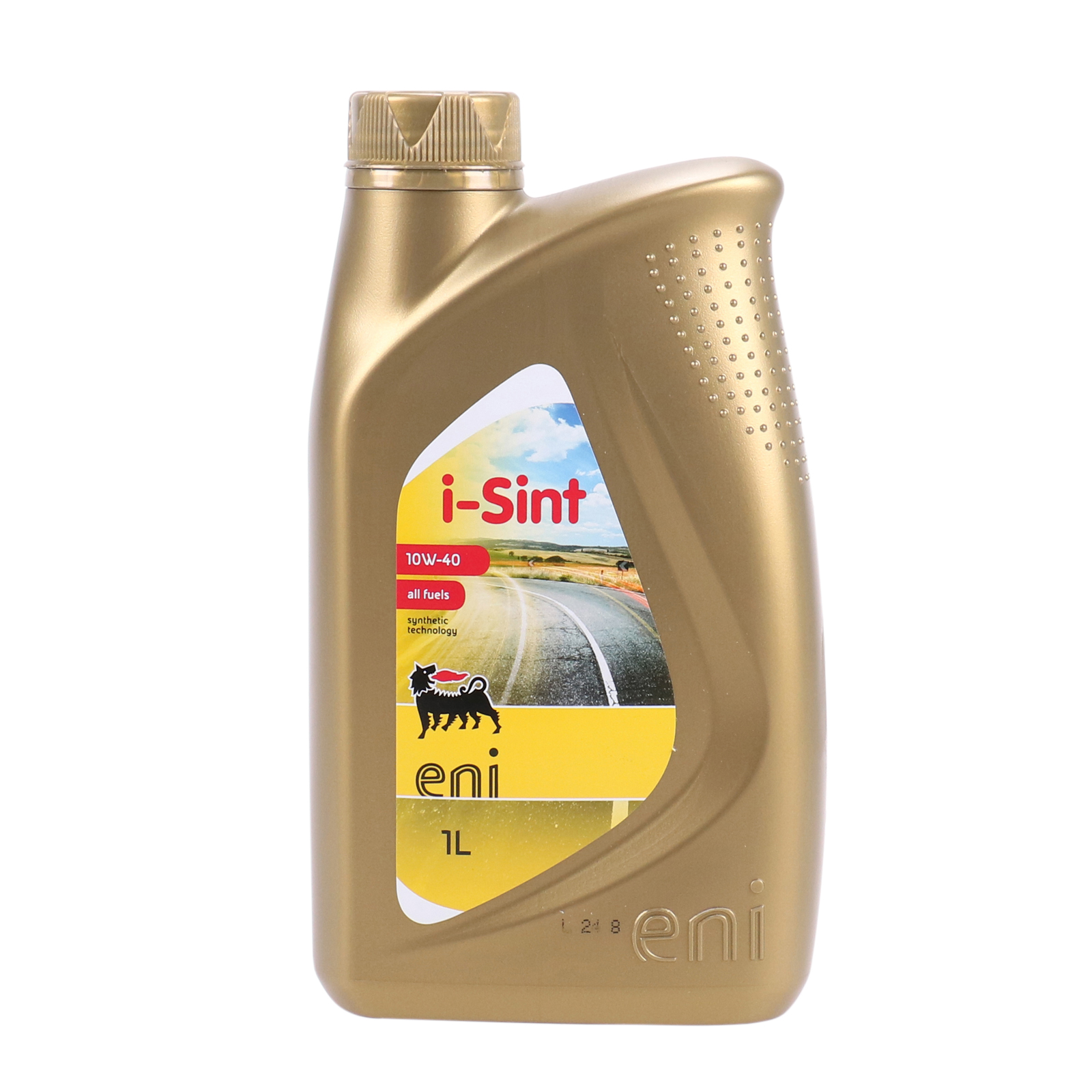 Eni i-Sint SAE 10W-40 1 Liter Synthetisches Hochleistungsmotorenöl für die ganzjährige Schmierung von PKW-Benzin und Dieselmotoren auch unter schwier