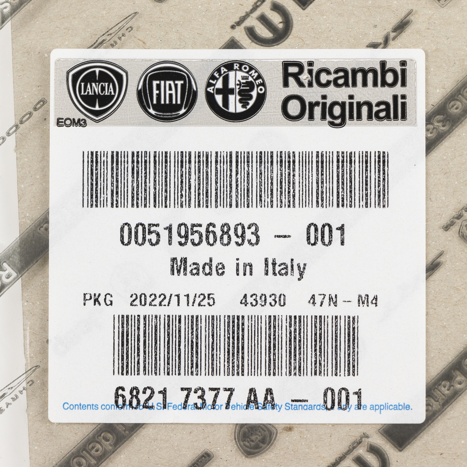 Emblem *500 L* hinten Original Fiat 500 L ab Bj. 2012 ohne Rückfahrkamera