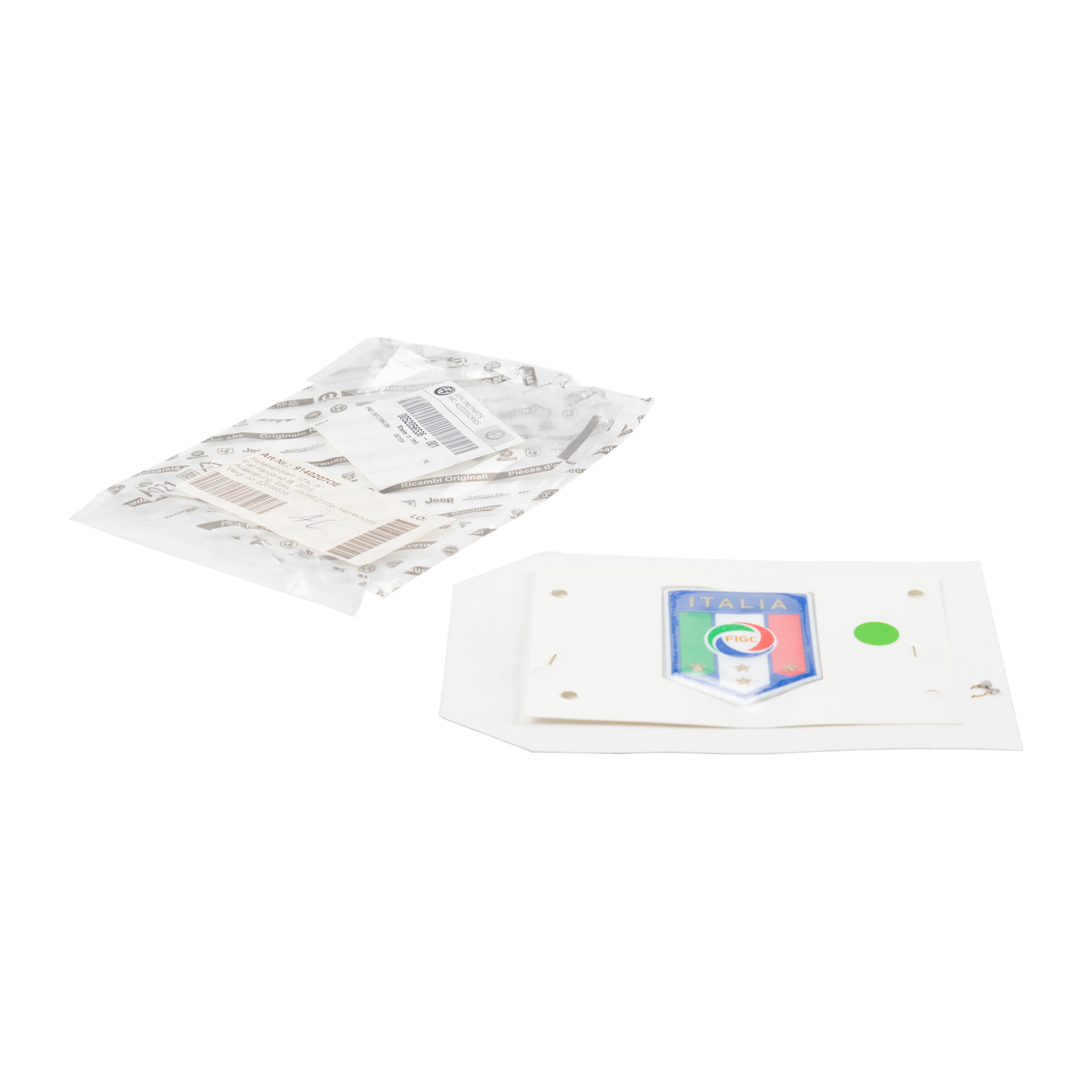 Seitenemblem ITALIA Original Fiat Panda ab Bj. 2016 Ausstattung; Easy, lim mit großer Heckklappe