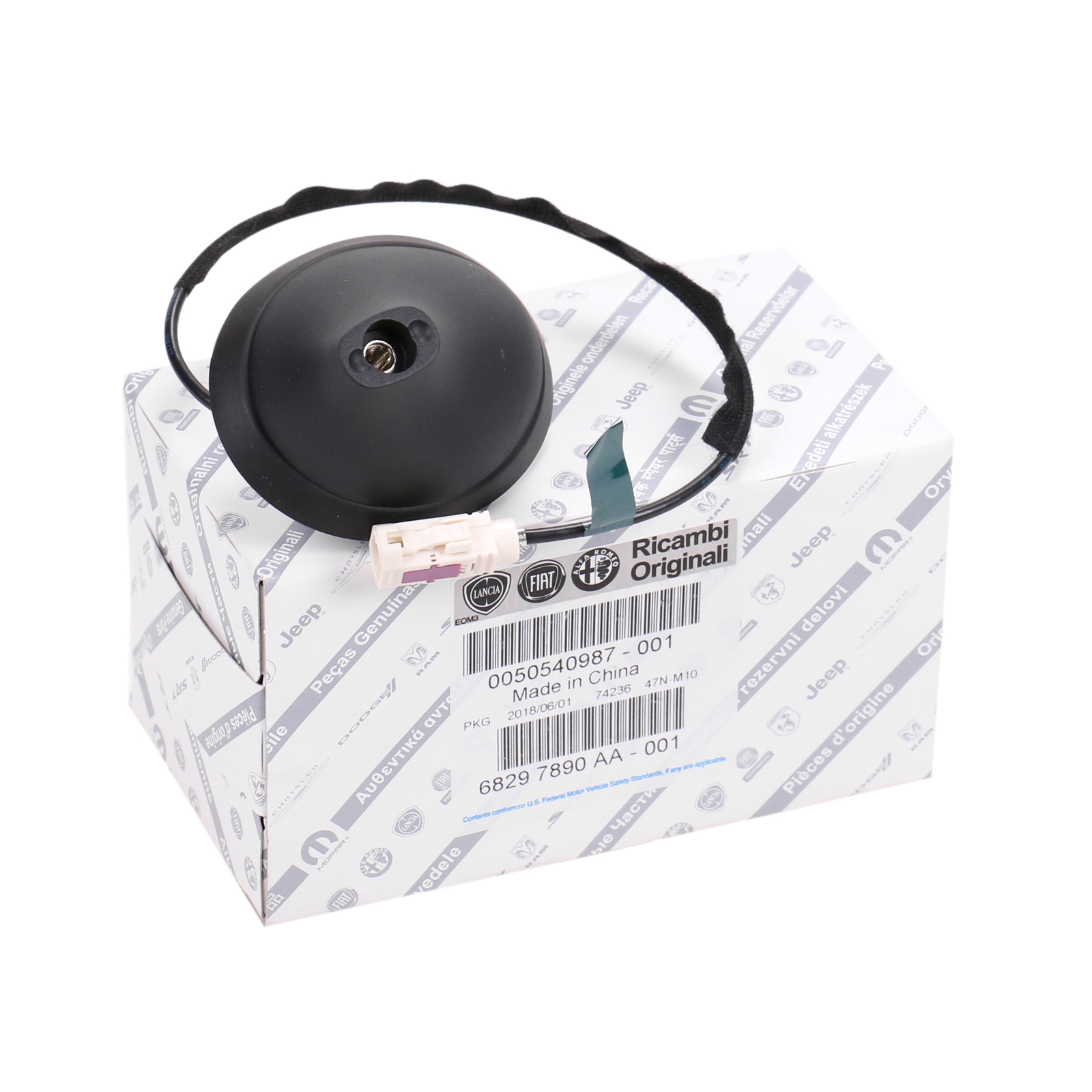 Antennenfuss Alfa Romeo GIulietta ab Bj. 2010, Mito Fiat 500, 500X, Viaggio Abarth 500